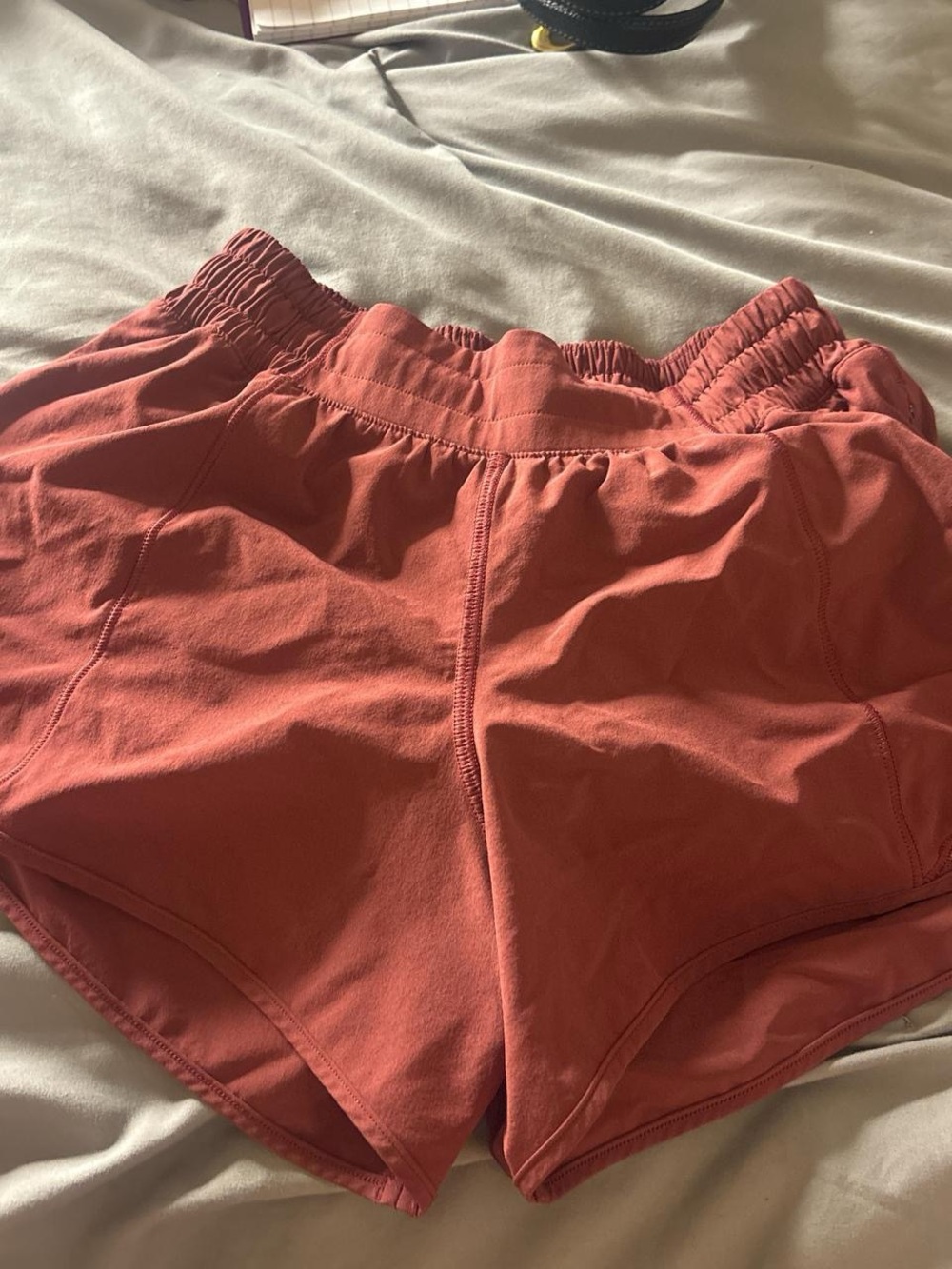lululemon athletica Women's Athletic Shorts in Rust Orange